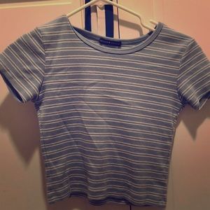 Trades!! Brandy Melville striped tee